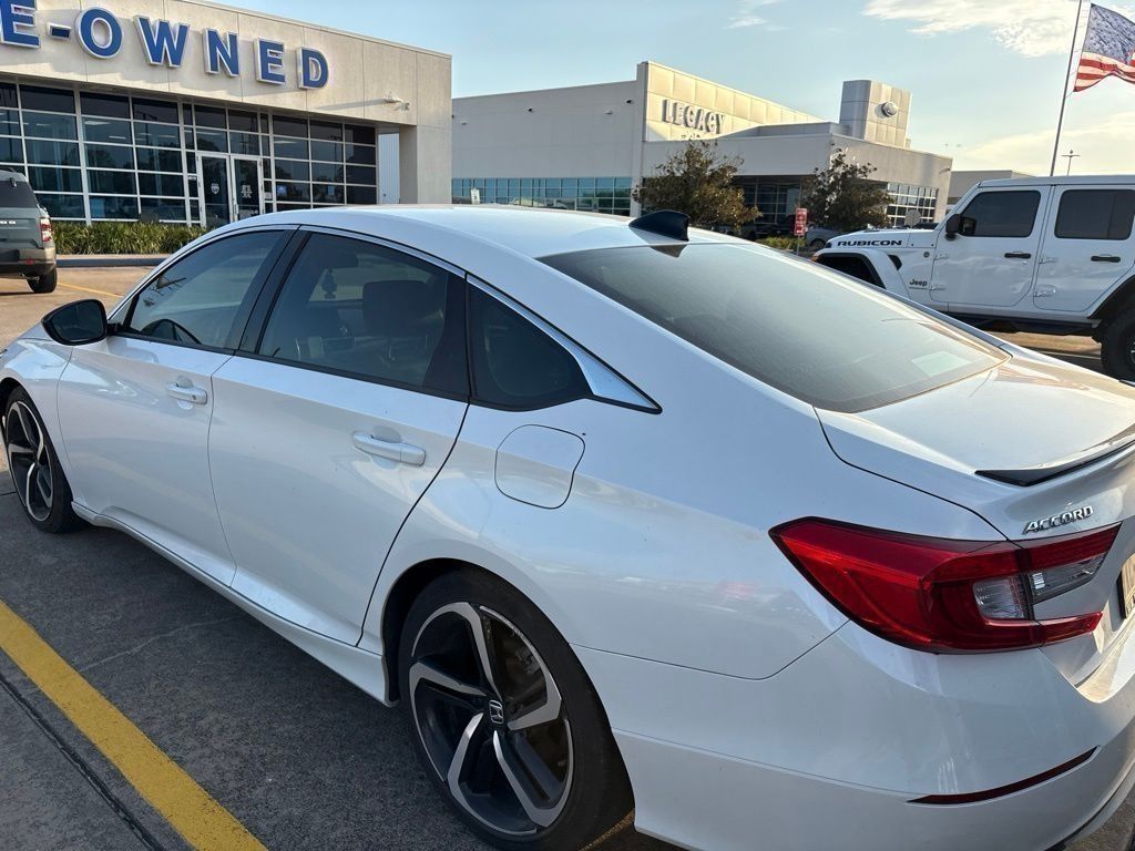 2021 Honda Accord Sport White at Legacy Ford