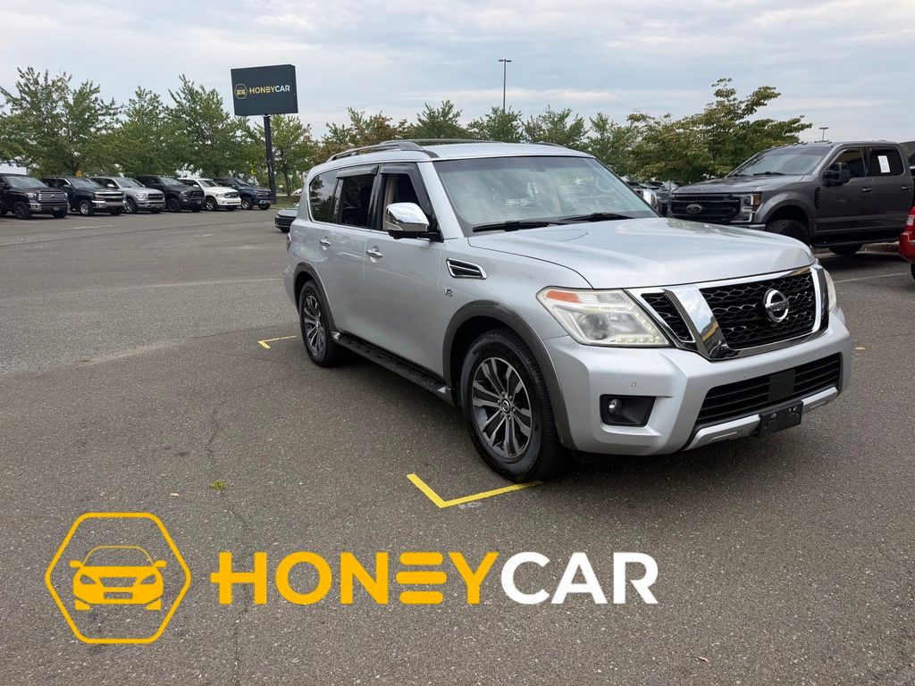 Brilliant Silver 2017 Nissan Armada SUV / Crossover Four-Wheel Drive 7-Speed Automatic
