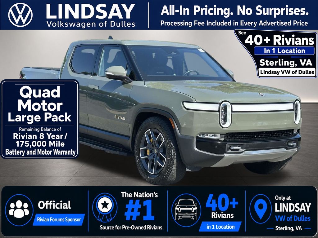  2022 Rivian R1T Launch Edition Crew Cab AWD   