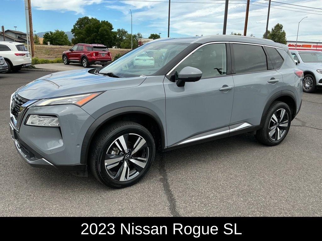 Boulder Gray Pearl 2023 Nissan Rogue SUV / Crossover All-Wheel Drive Continuously Variable Transmission