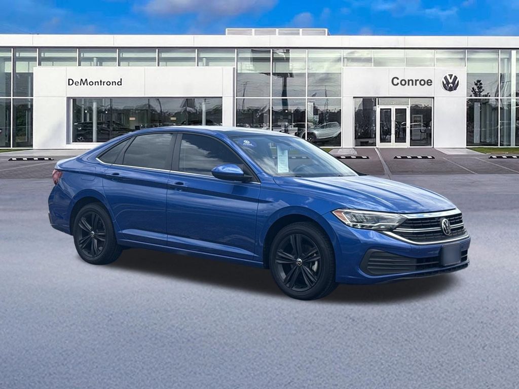 2023 Volkswagen Jetta 1.5T SE Blue at Shottenkirk Kia Fort Bend