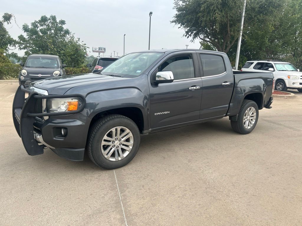 Cyber Gray Metallic 2017 GMC Canyon Pickup Truck Four-Wheel Drive 8-Speed Automatic