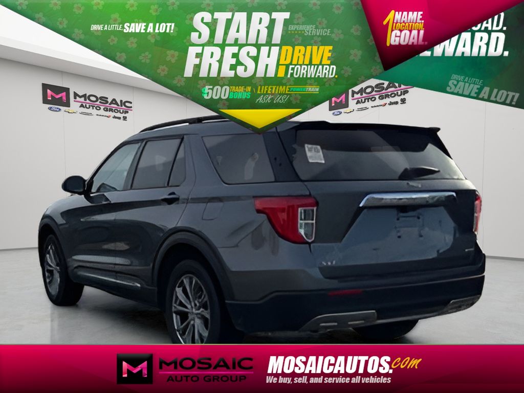 Gray Metallic 2023 Ford Explorer XLT AWD SUV / Crossover All-Wheel Drive Automatic