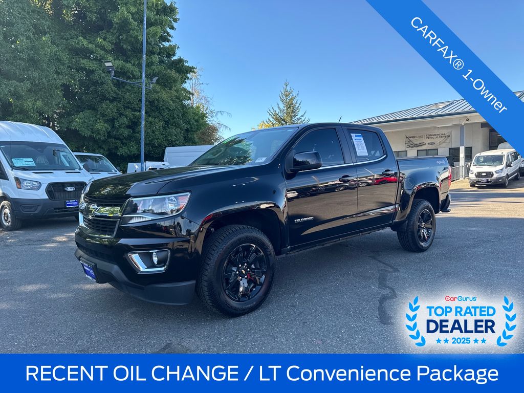 Black 2017 Chevrolet Colorado Pickup Truck Four-Wheel Drive 8-Speed Automatic