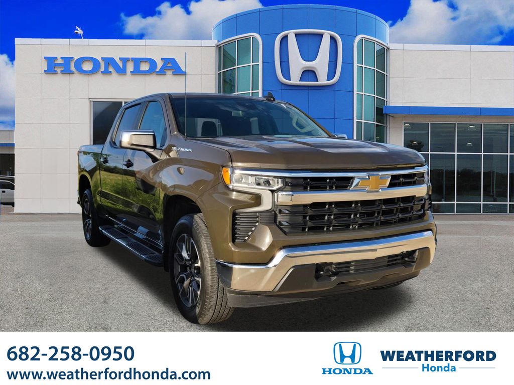 Harvest Bronze Metallic 2023 Chevrolet Silverado 1500 LT Crew Cab 4WD Pickup Truck Four-Wheel Drive 8-Speed Automatic