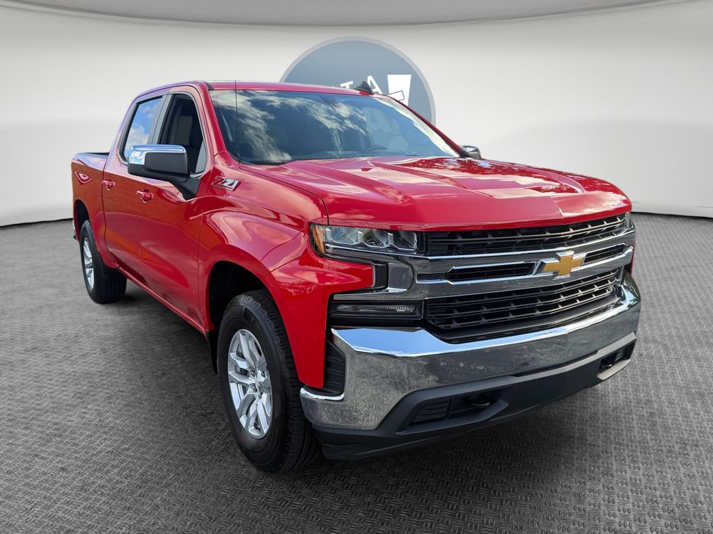 Red Hot 2019 Chevrolet Silverado 1500 Pickup Truck Four-Wheel Drive 8-Speed Automatic