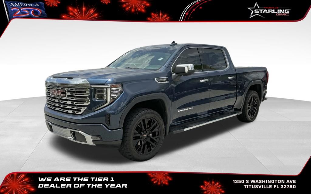 Pacific Blue Metallic 2022 GMC Sierra 1500 Pickup Truck Four-Wheel Drive Automatic
