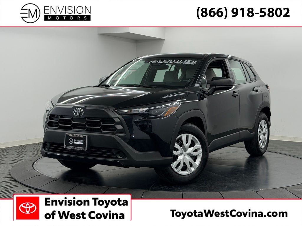 Jet Black 2026 Toyota Corolla Cross L FWD SUV / Crossover Front-Wheel Drive Continuously Variable Transmission