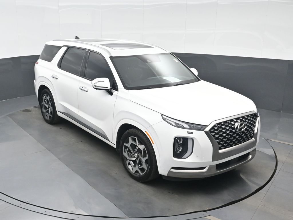 2022 Hyundai Palisade Calligraphy White at Matthews Motors of Wilmington