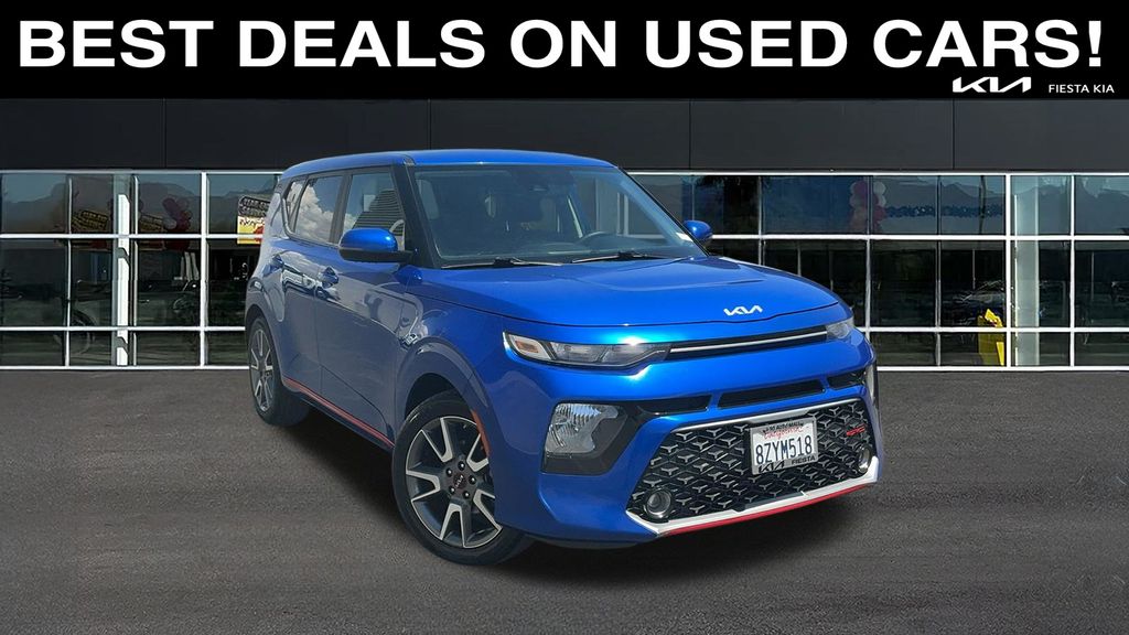 Neptune Blue 2022 Kia Soul SUV / Crossover Front-Wheel Drive Continuously Variable Transmission