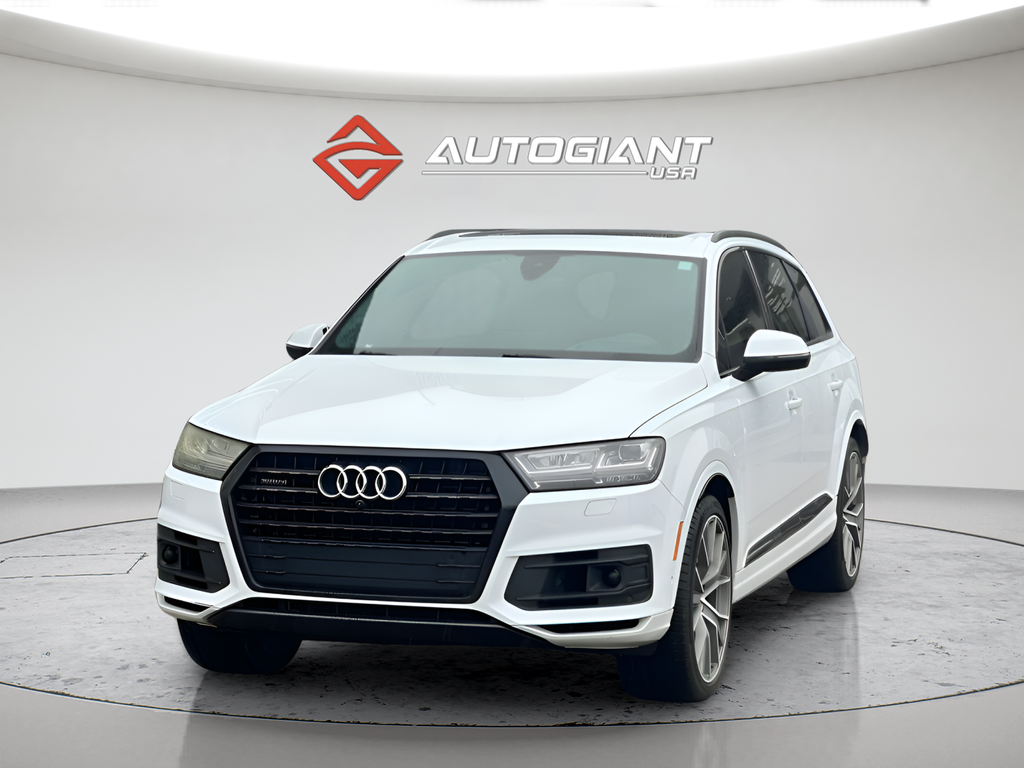 White 2019 Audi Q7 55 TFSI quattro Prestige SUV / Crossover All-Wheel Drive 8-Speed Automatic