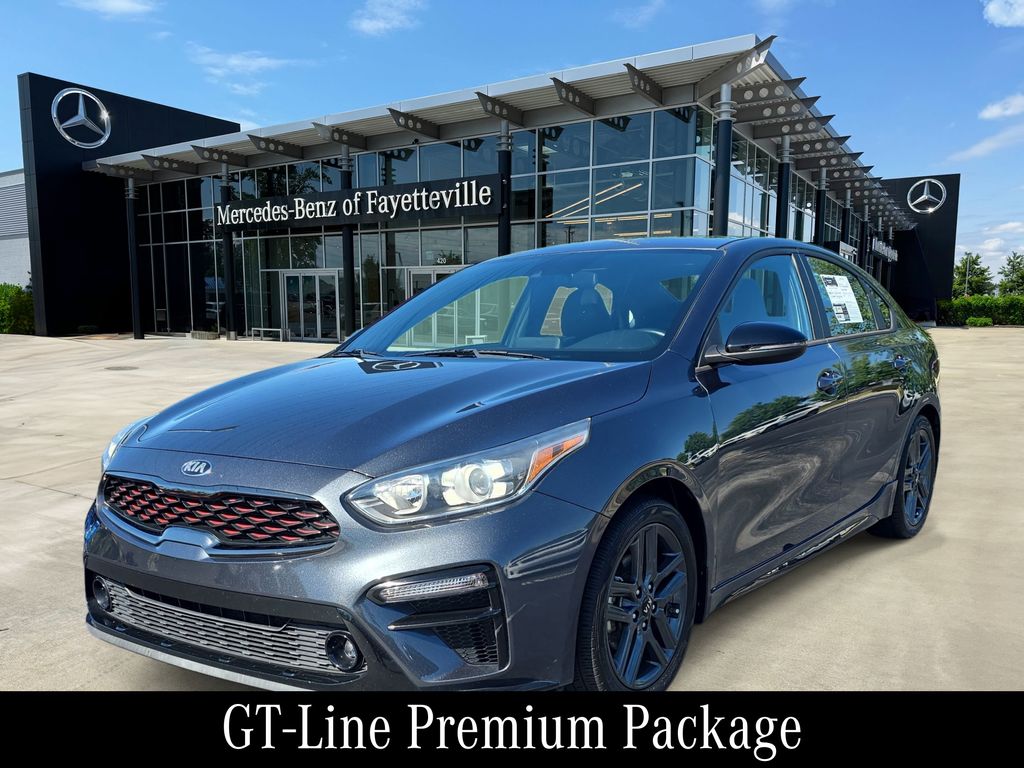 Gravity Gray 2021 Kia Forte Sedan Front-Wheel Drive Continuously Variable Transmission