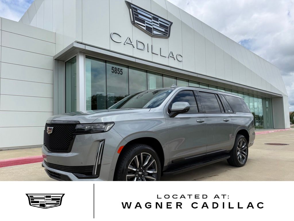 Argent Silver Metallic 2023 Cadillac Escalade ESV SUV / Crossover Four-Wheel Drive Automatic
