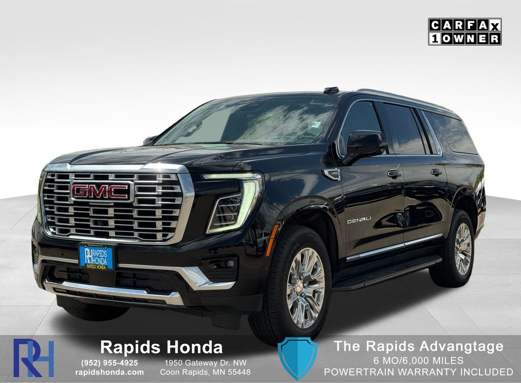 Onyx Black 2025 GMC Yukon XL SUV / Crossover Four-Wheel Drive 
