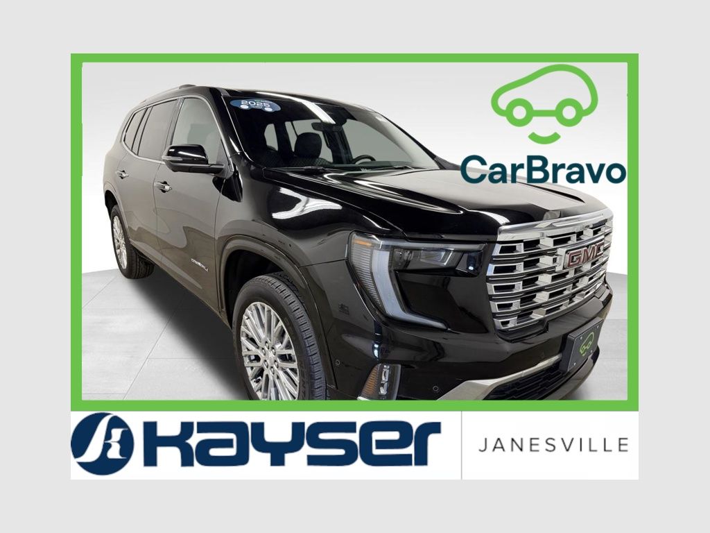 Black (Ebony Twilight Metallic) 2025 GMC Acadia Denali AWD SUV / Crossover Four-Wheel Drive 8-Speed Automatic