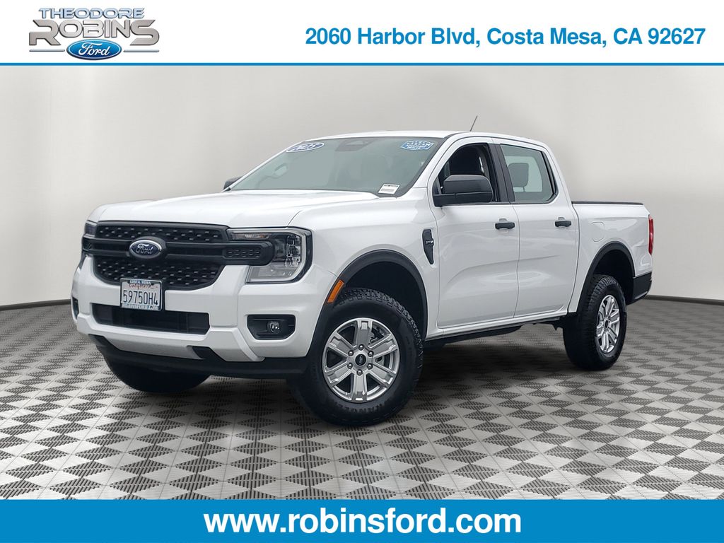 Oxford White 2025 Ford Ranger XL SuperCrew RWD Pickup Truck 4X2 Automatic