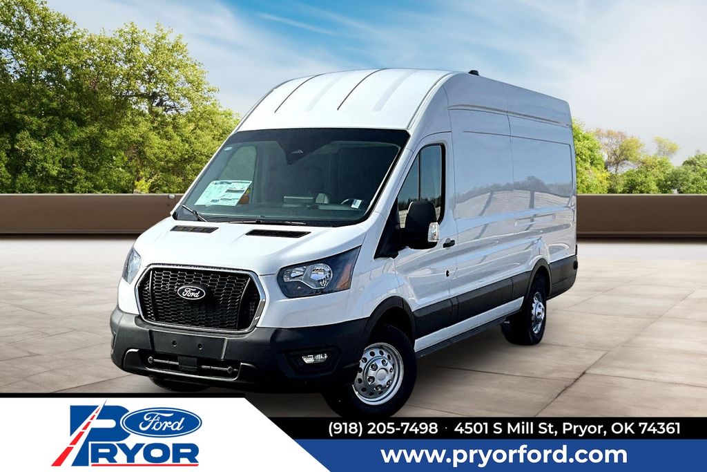 Oxford White 2026 Ford Transit Cargo 250 High Roof Extended LB AWD Van All-Wheel Drive