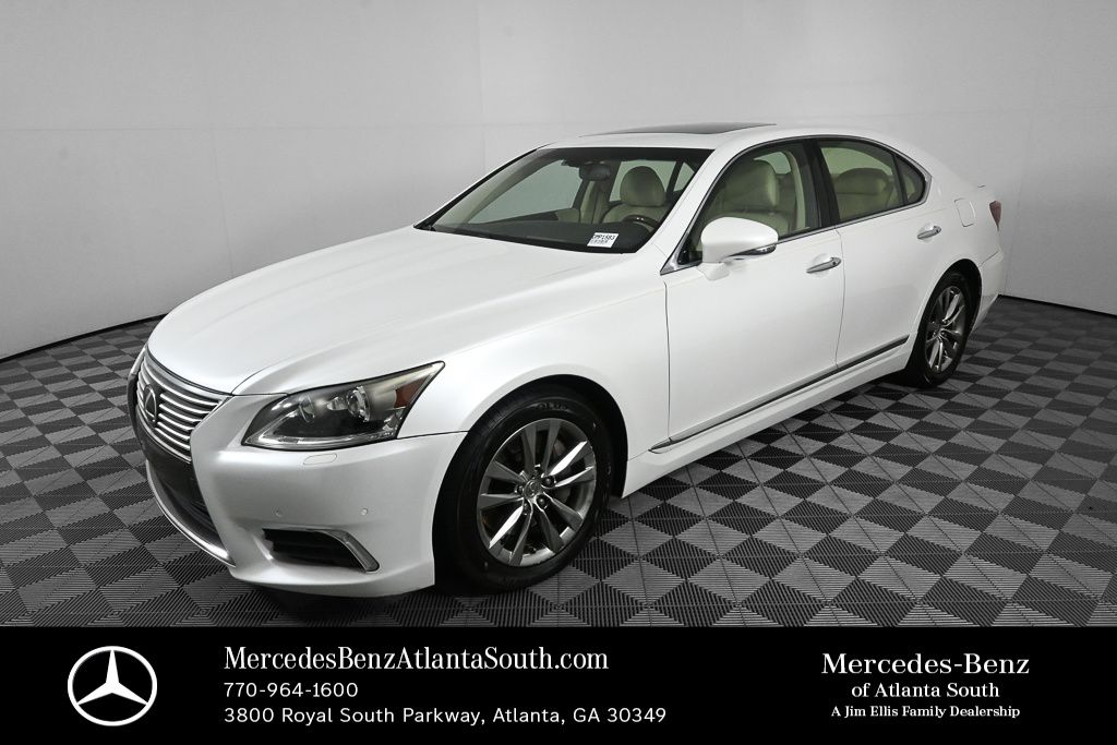 White Pearl 2016 Lexus LS Sedan All-Wheel Drive 8-Speed Automatic