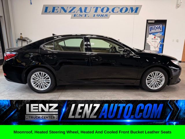 Black (Obsidian) 2013 Lexus ES Sedan Front-Wheel Drive 6-Speed Automatic