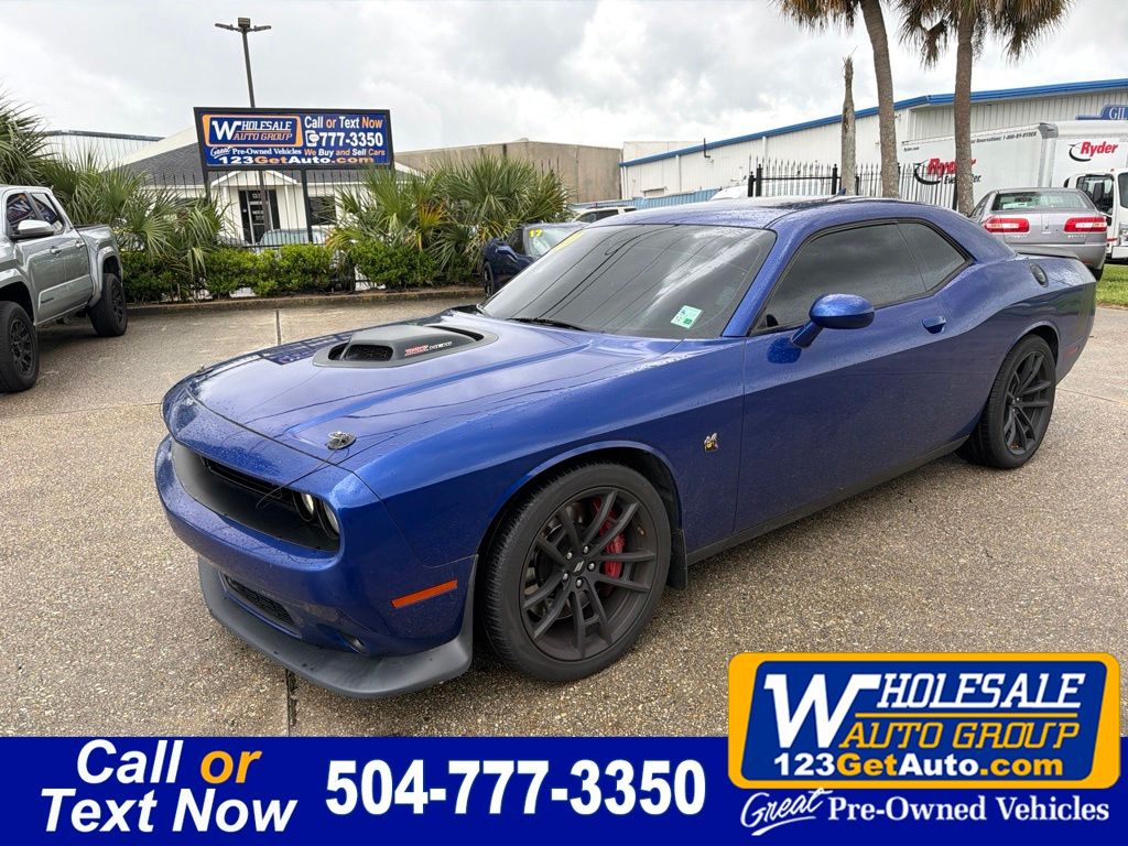 Indigo Blue 2020 Dodge Challenger Coupe Rear-Wheel Drive 8-Speed Automatic
