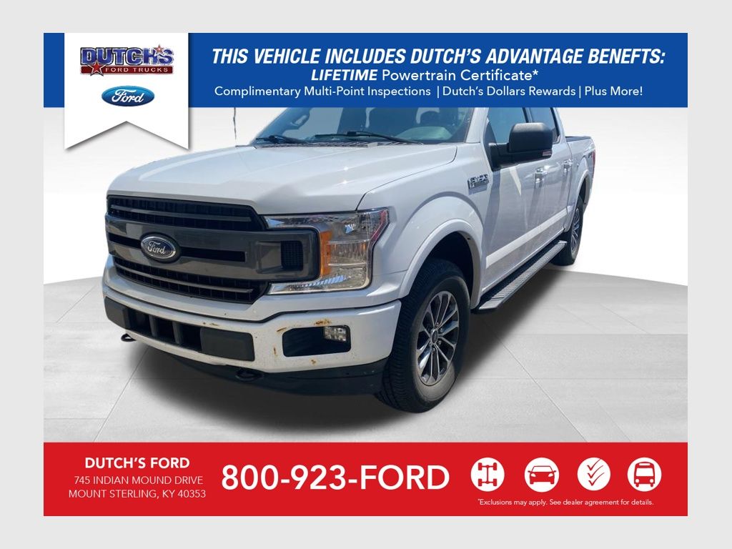 Oxford White 2020 Ford F-150 XLT SuperCrew 4WD Pickup Truck Four-Wheel Drive Automatic