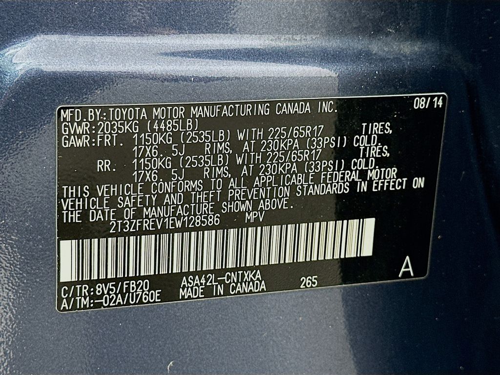 2014 Toyota RAV4 LE 30