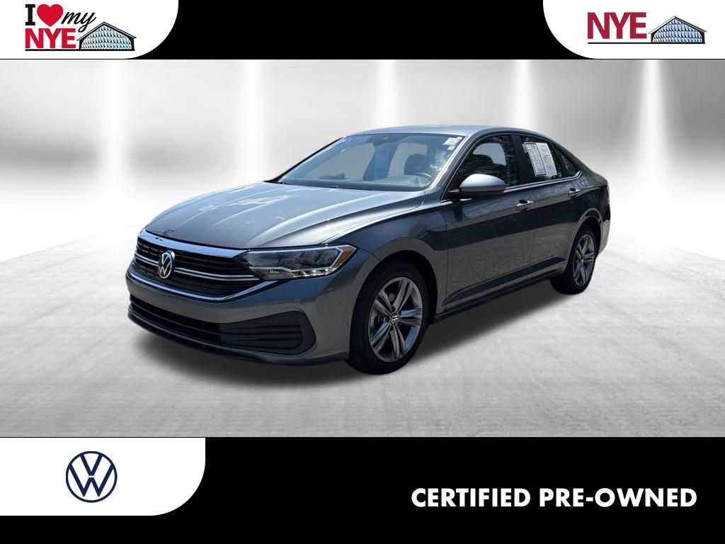 Platinum Gray Metallic 2024 Volkswagen Jetta Sedan Front-Wheel Drive 8-Speed Automatic