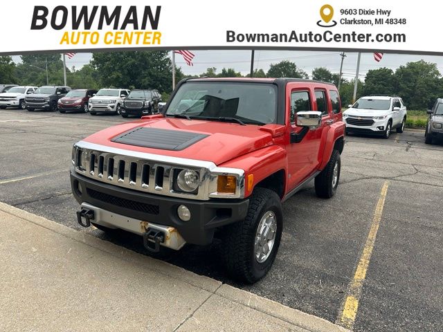 Solar Flare Metallic 2008 Hummer H3 SUV / Crossover Four-Wheel Drive 4-Speed Automatic Overdrive