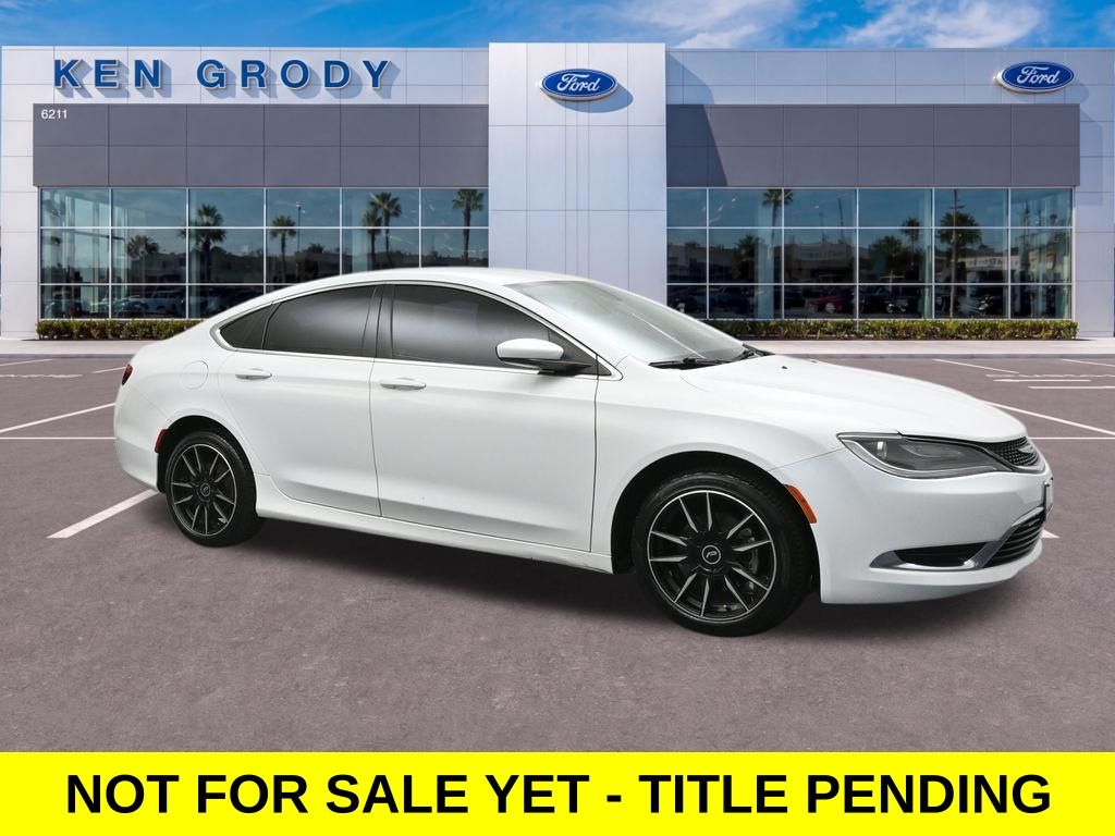 Bright White Clearcoat 2015 Chrysler 200 Limited Sedan FWD Sedan Front-Wheel Drive 9-Speed Automatic