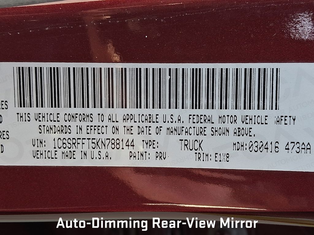 2019 Ram 1500 Big Horn/Lone Star Red at Luther Ford