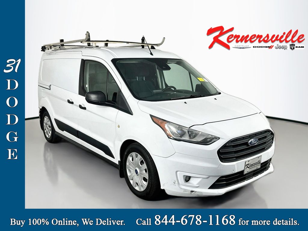 Frozen White 2020 Ford Transit Connect Van Front-Wheel Drive 8-Speed Automatic
