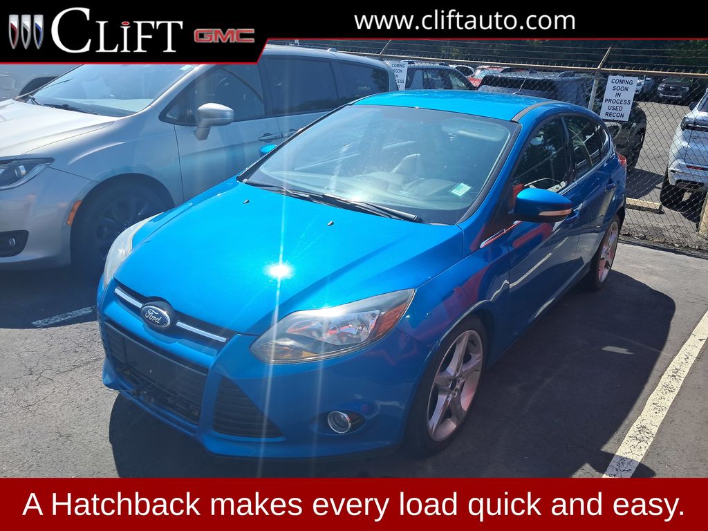 Blue Candy 2013 Ford Focus Hatchback Front-Wheel Drive 6-Speed Automatic