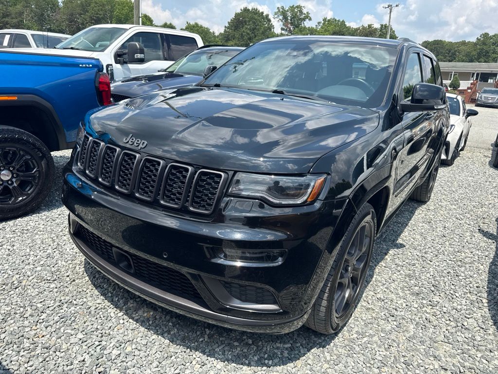Diamond Black Crystal Pearlcoat 2019 Jeep Grand Cherokee SUV / Crossover Four-Wheel Drive 8-Speed Automatic