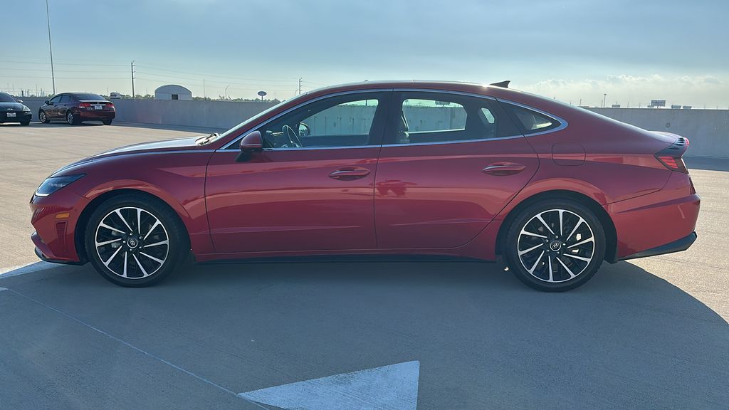 2021 Hyundai Sonata Limited Red at Parkway Family Mazda