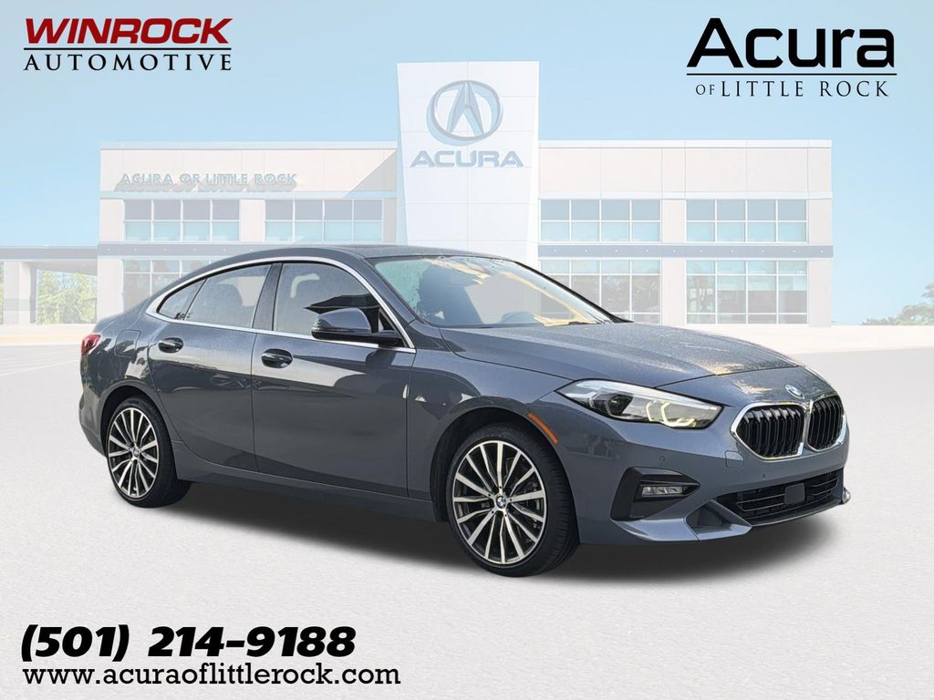 Storm Bay Metallic 2021 BMW 2 Series Sedan Front-Wheel Drive 8-Speed Automatic