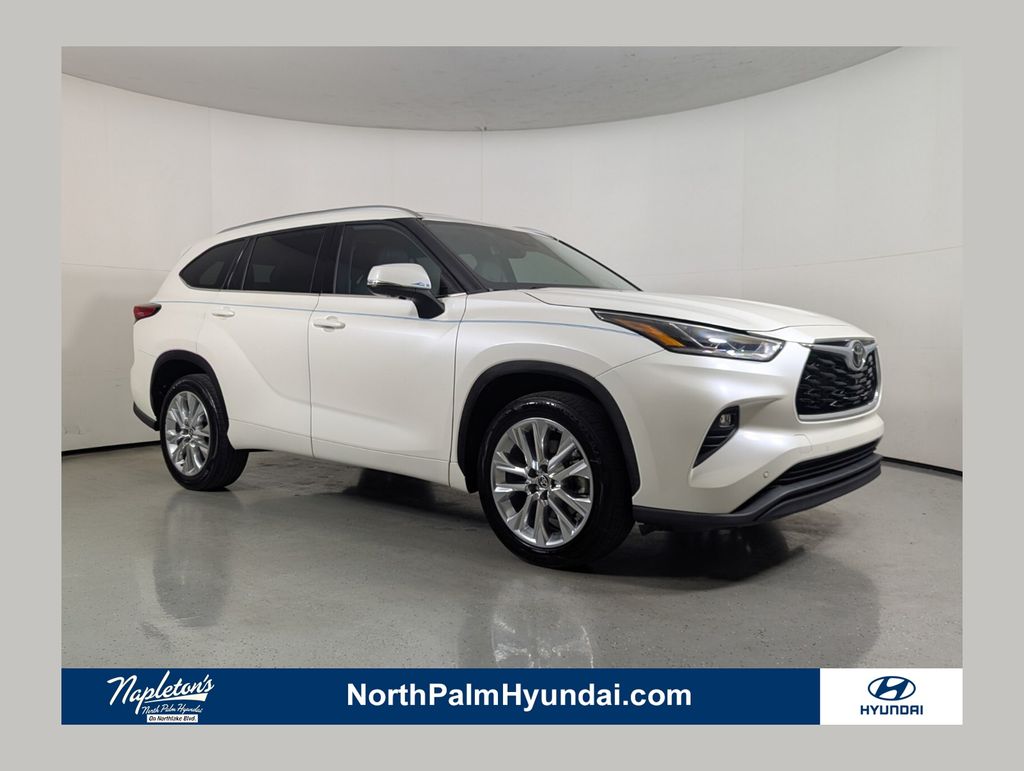 White (Blizzard Pearl) 2021 Toyota Highlander SUV / Crossover Front-Wheel Drive 8-Speed Automatic