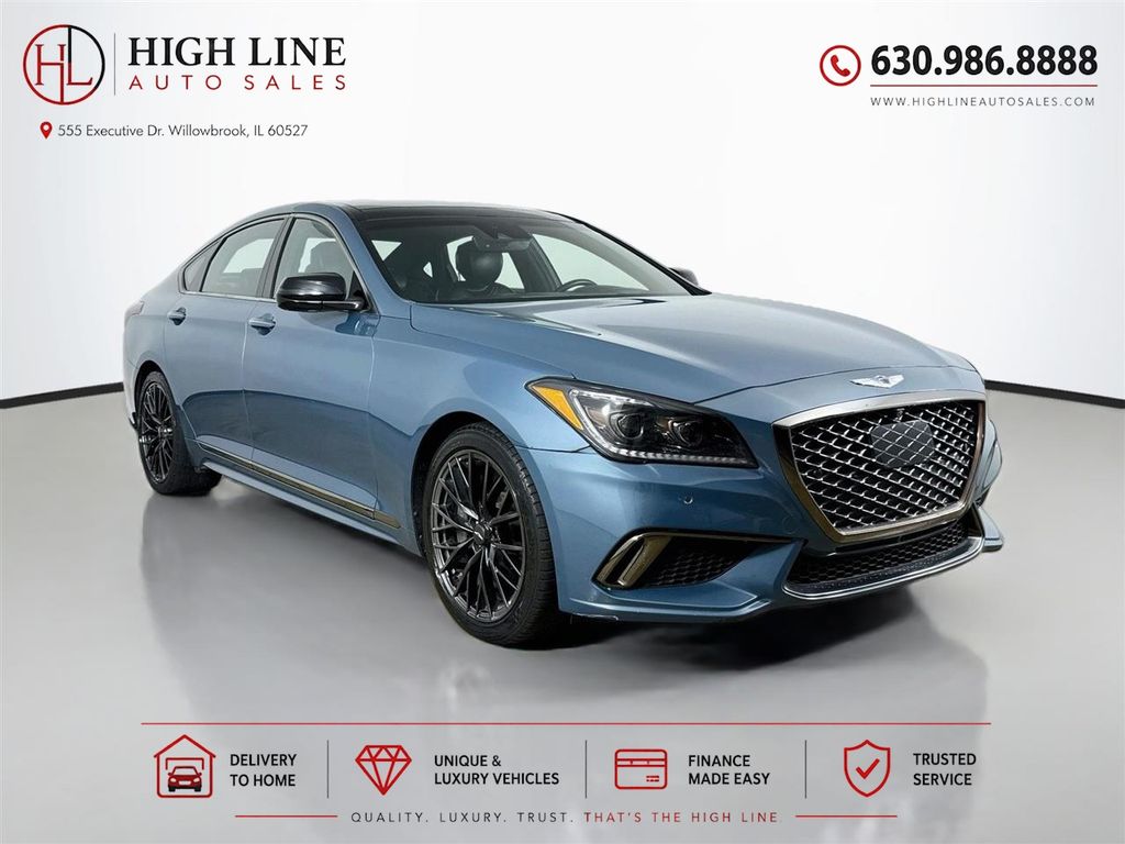 Ice 2018 Genesis G80 Sedan Rear-Wheel Drive 8-Speed Automatic