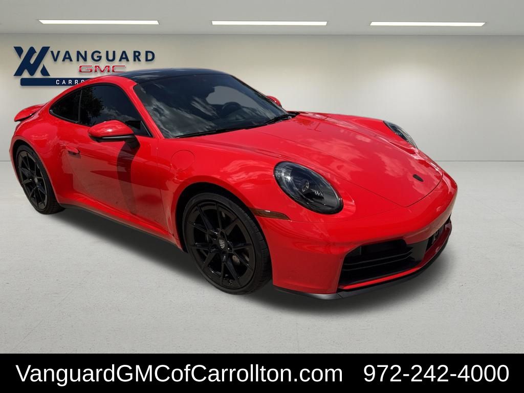 GT Silver Metallic 2025 Porsche 911 Coupe Rear-Wheel Drive 8-Speed Automatic
