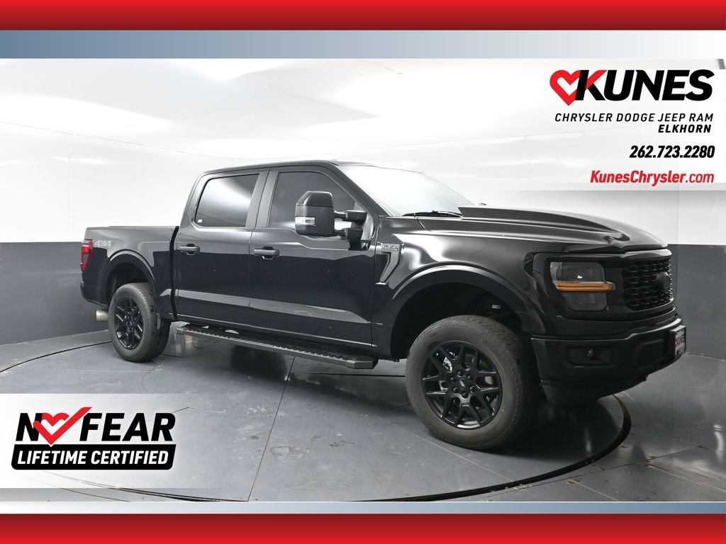 Black Metallic 2024 Ford F-150 Pickup Truck Four-Wheel Drive Automatic