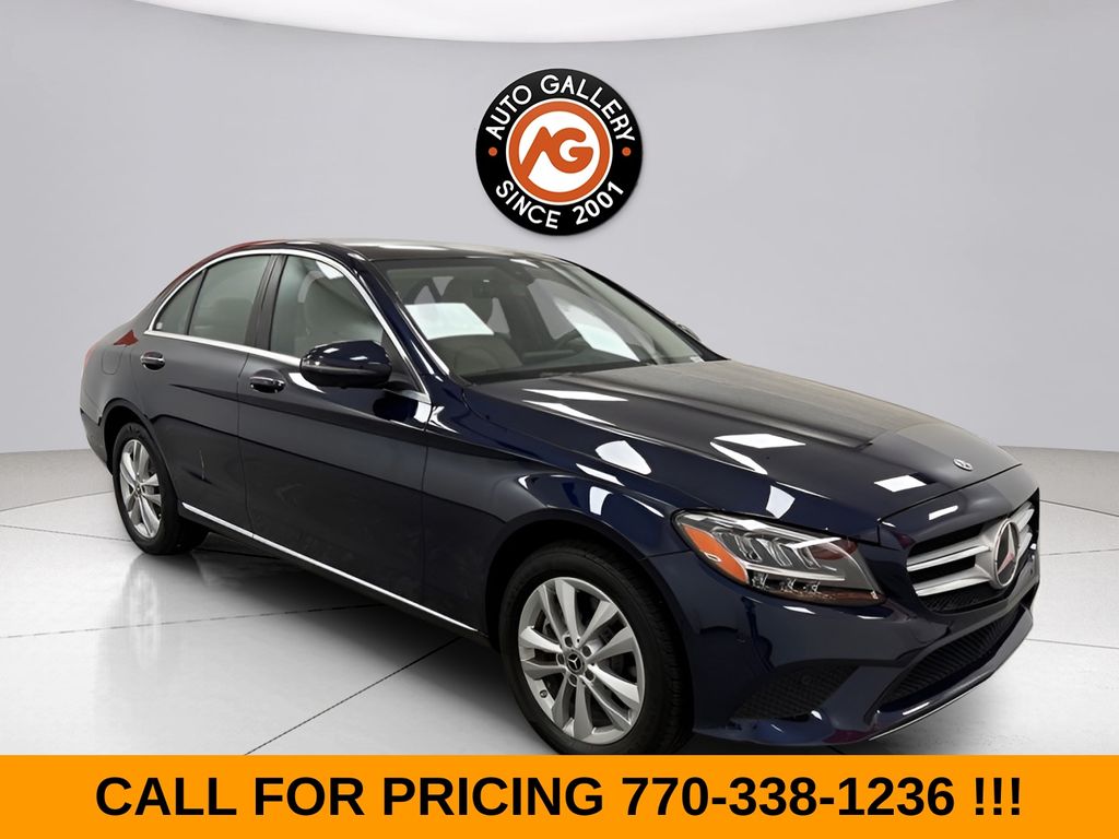 Blue 2021 Mercedes-Benz C-Class Sedan All-Wheel Drive 9-Speed Automatic