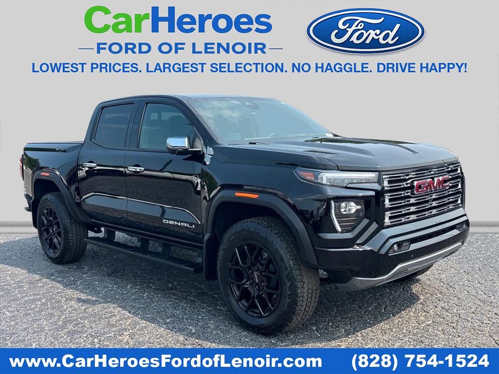 Black 2025 GMC Canyon Pickup Truck Four-Wheel Drive 8-Speed Automatic