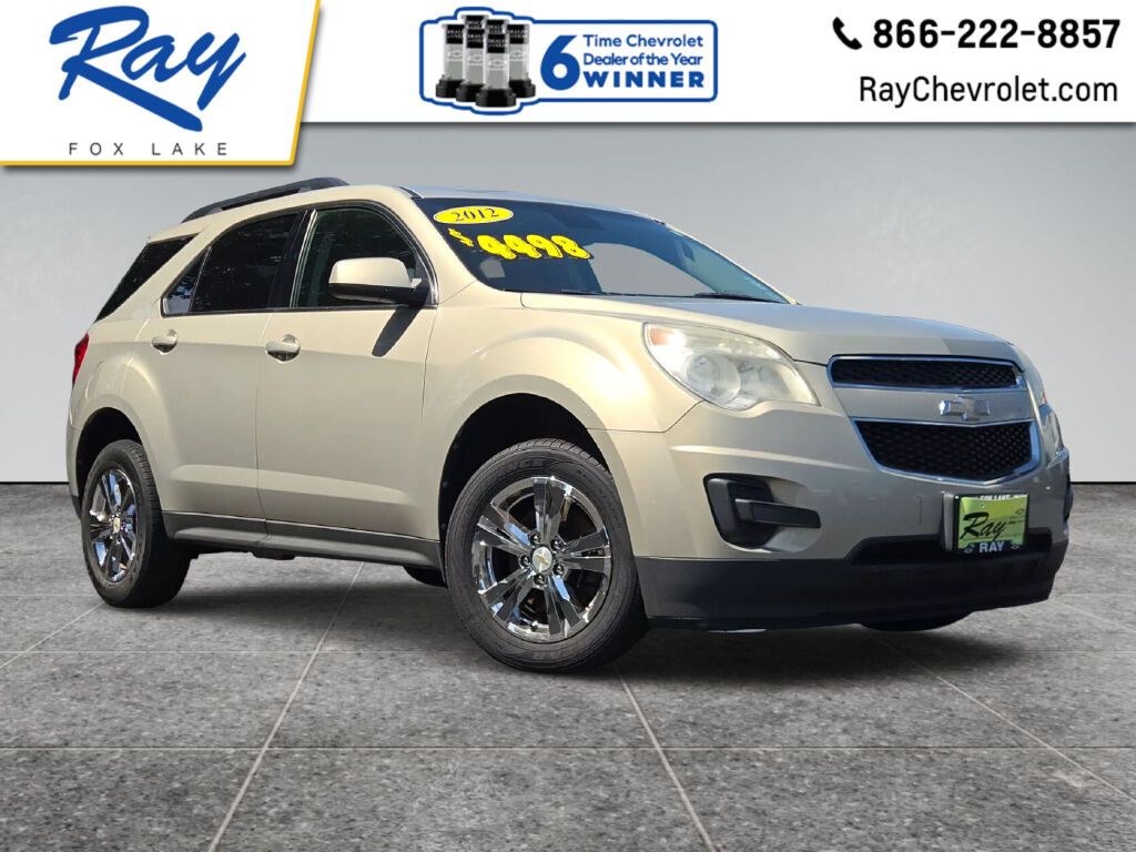 Gold Mist Metallic 2012 Chevrolet Equinox SUV / Crossover Front-Wheel Drive 6-Speed Automatic Overdrive