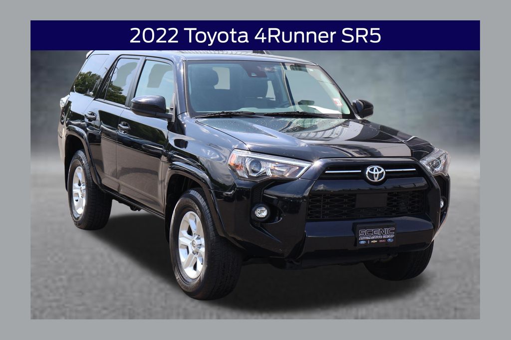 Midnight Black Metallic 2022 Toyota 4Runner SUV / Crossover 4X2 5-Speed Automatic