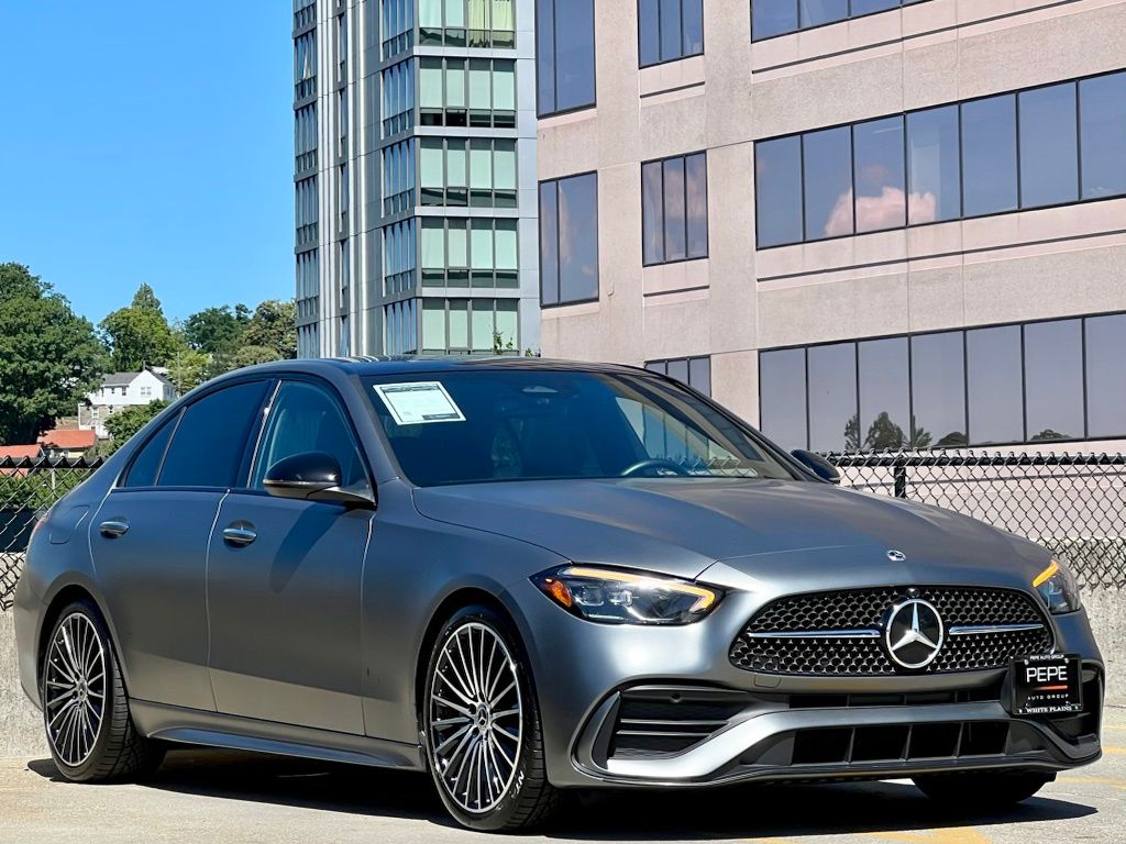 MANUFAKTUR Selenite Gray Magno 2022 Mercedes-Benz C-Class Sedan All-Wheel Drive 9-Speed Automatic