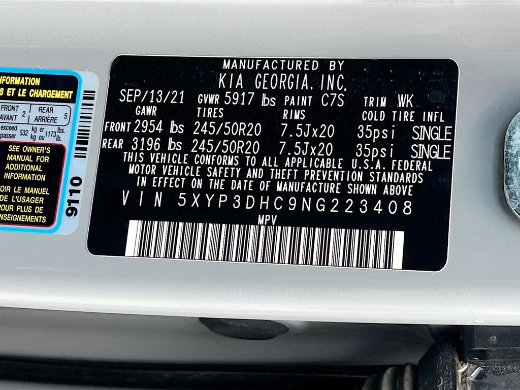Used 2022 Gray Kia EX image 34