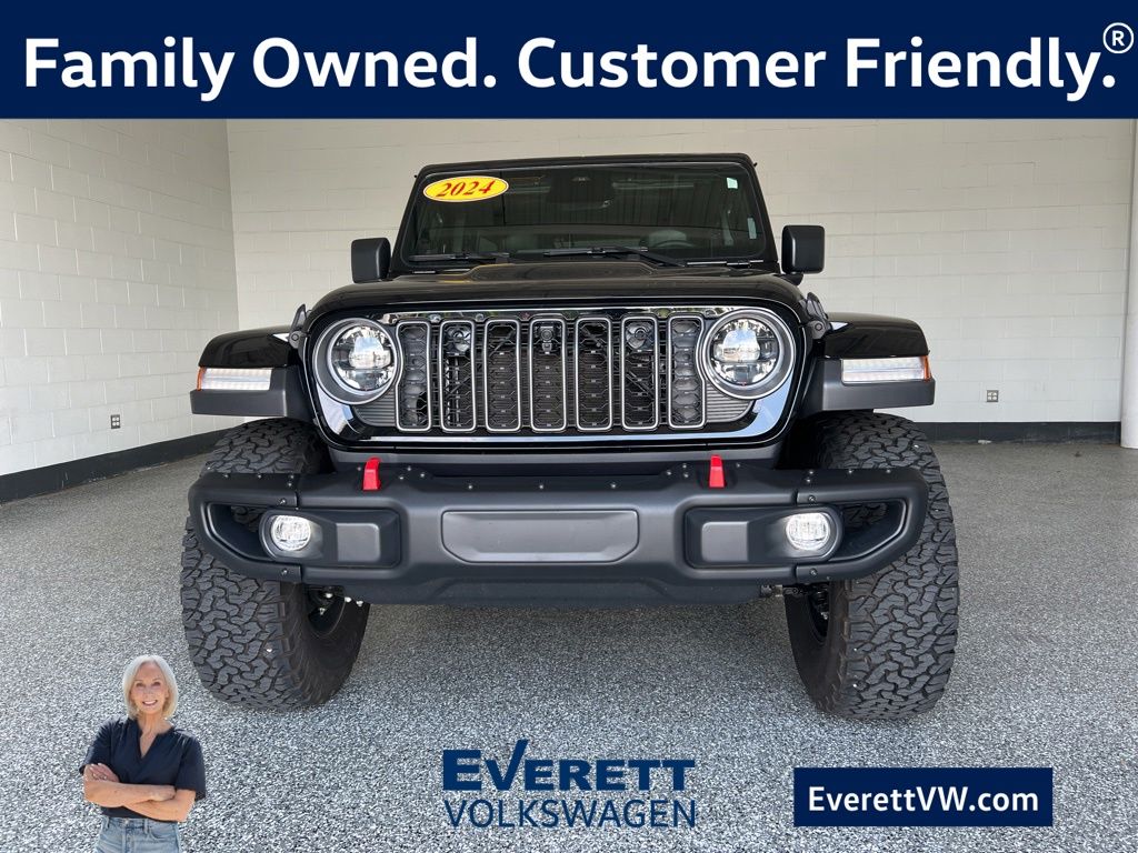 Black Clearcoat 2025 Jeep Wrangler Rubicon X 4-Door 4WD SUV / Crossover Four-Wheel Drive 8-Speed Automatic