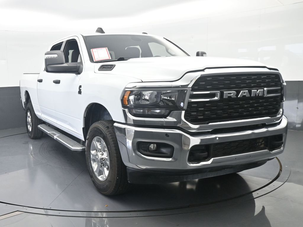 Used 2024 Bright White Clearcoat Ram Big Horn image 9