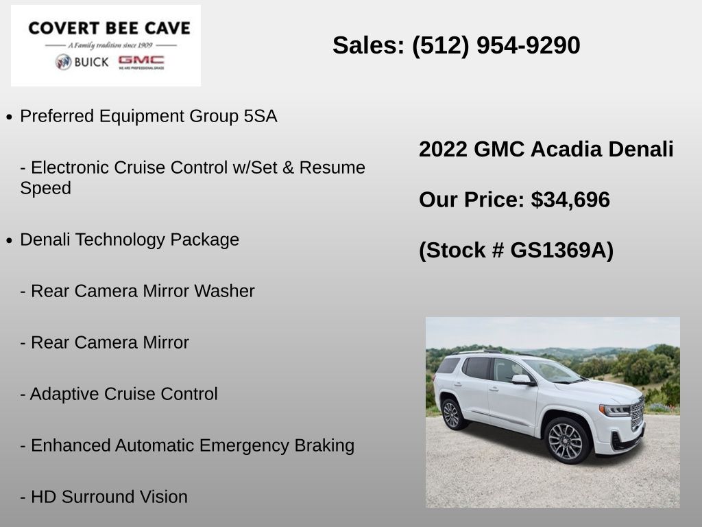 Used 2022 White GMC Denali image 6