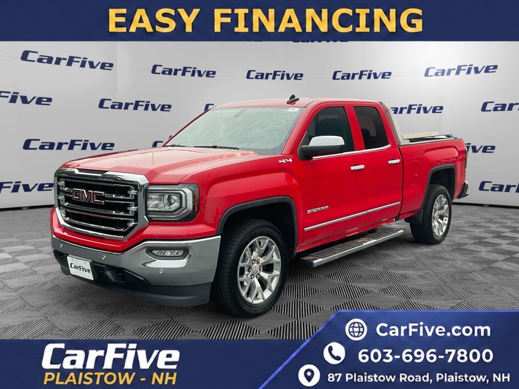 Cardinal Red 2018 GMC Sierra 1500 Pickup Truck Four-Wheel Drive 6-Speed Automatic Overdrive