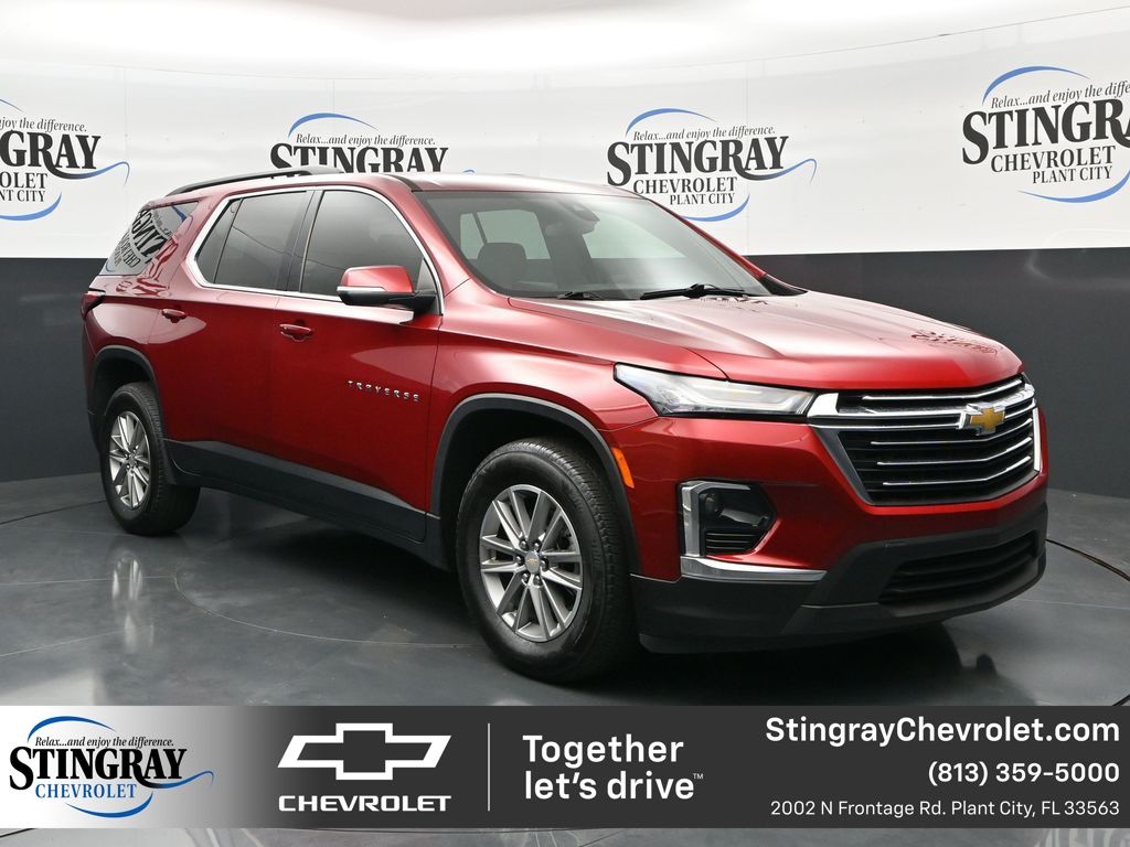Radiant Red Tintcoat 2023 Chevrolet Traverse LT Leather FWD SUV / Crossover Front-Wheel Drive 9-Speed Automatic